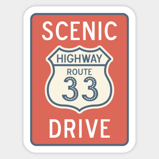 Scenic Drive Sticker